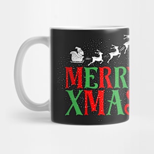 Merry Xmas - Christmas Reindeer Santa Mug